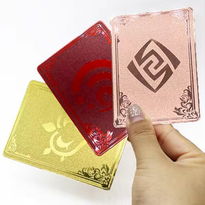 Tarjetas Metálicas Color Oro Rosa al por Mayor, Colección de Regalos de Anime para Jugadores y Coleccionistas de Juegos de Cartas Coleccionables - Product Image 6