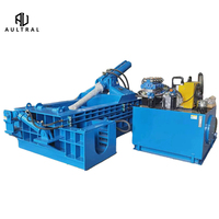 Compacteur et presse à balles mobiles hydrauliques portables haute sécurité 7,5 kW/10 CV pour ferraille métallique