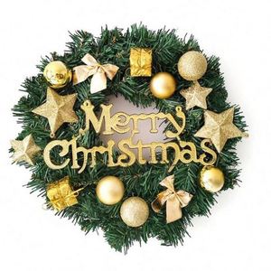 Vente directe d'usine, décoration de Noël, guirlande artificielle de forme ronde - Product Image 3