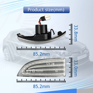 Sistema di illuminazione automatica sequenziale LED specchietto laterale luci di direzione per <span class=keywords><strong>Renault</strong></span> <span class=keywords><strong>Grand</strong></span> <span class=keywords><strong>Scenic</strong></span> <span class=keywords><strong>III</strong></span> - Product Image 5