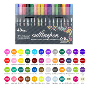 Surligneurs pastel de grande capacité Marqueurs de texte Stylo marqueur permanent à paillettes Stylo surligneur Macaron pour bureau d'étudiant - Product Image 6