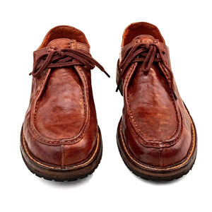 Zapatos de hombre Mapi, zapatos de cuero lavados y hechos a mano, zapatos casuales de hombre de suela gruesa de cuero genuino, zapatos retro para hombre - Product Image 2