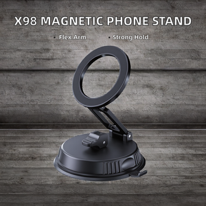 Support de téléphone portable magnétique X98 en alliage de zinc à hauteur réglable pour bureau et voiture, vente en gros - Product Image 2