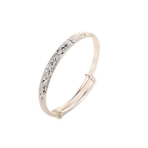 Braccialetto da polso da donna <span class=keywords><strong>con</strong></span> motivo a stella 999 in argento Sterling, gioiello di moda, braccialetto lucido - Product Image 1