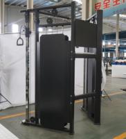 Machine de musculation professionnelle à prix d'usine, équipement d'entraînement de force compact avec double pile de poids
