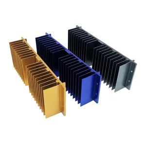 Aluminum Extrusion Large Heat Sink Profile CNC Processing