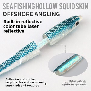 6.5cm 7.2cm 9.3cm PVC mềm mồi với Glow Gậy t-<span class=keywords><strong>tail</strong></span>/xoăn đuôi/Thẳng đuôi Bass lures sáng mềm thu hút - Product Image 2