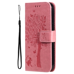 Étui à rabat en PU design arbre avec fentes pour cartes pour Moto Edge 30, pour <span class=keywords><strong>Sony</strong></span> <span class=keywords><strong>Xperia</strong></span> 10 IV étui portefeuille - Product Image 1
