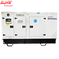Guangzhou pour Perkins 108KW 135KVA Type silencieux Diesel refroidi à l'eau générateur électrique ATS Option courant continu usine directe