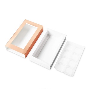 Factory Direct Sale Custom Size Chocolate Box <b>Window</b> Box Gift Packaging Drawer Box With PVC Lining - Product Image 3