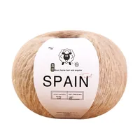 Fil fantaisie en laine d'agneau, filé à la main, teint, anti-boulochage, doux, respectueux de la peau, avec fil argenté et paillettes, pour la vente en gros