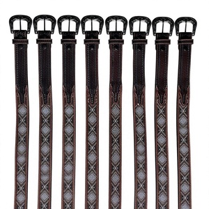 Ceintures unisexes de haute qualité, style vintage, écologiques, robustes, en cuir de vache, avec boucle carrée, couleur personnalisée, logo OEM imprimé, en acier - Product Image 3