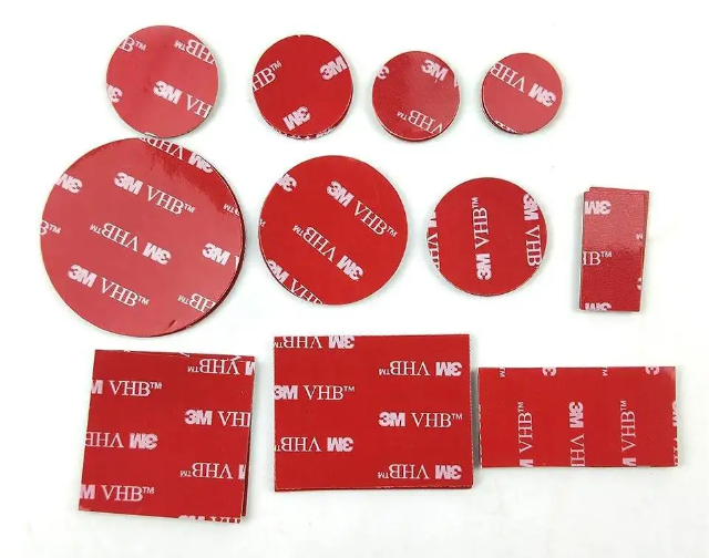 Hot Selling Recut Round 3M Double Sided Tape VHB Waterproof Tape 1.1mm Black Acrylic Foam Adhesive
