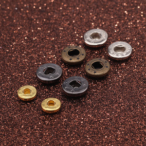 Biểu Tượng Tùy Chỉnh Trang Trí Bao Gồm Brass Kẽm Hợp Kim Bốn Phần Đẩy Prong Báo Chí Snap Nút Quần Jean Nút Cho Quần Áo - Product Image 6