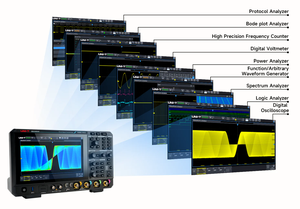 Oscilloscope à signaux mixtes UNI-T MSO3054X 4 canaux 500 MHz, fréquence d'échantillonnage 5,0 GSa/s, 500 Mpts max. Analyseur de spectre de profondeur de mémoire - Product Image 3