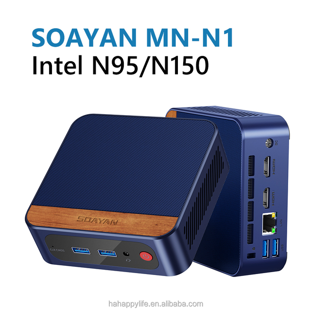 Intel N95 N100 N150 Quad Core DDR4 16GB 256GB SSD Wifi 6 BT5.2 Windows 11 Pro Linux New Lower TDP Home Server Mini PC