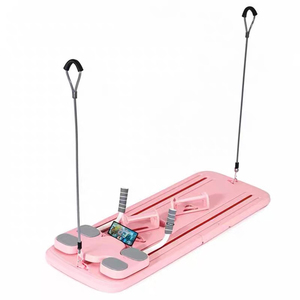 Tavola Pilates Portatile Unisex in PP di Alta Qualità con Barra per Push-up e Attacco Jumpboard, Attrezzatura Cardio per Uso Domestico, per <span class=keywords><strong>Addominali</strong></span> e Muscoli Piana Addominale - Product Image 6