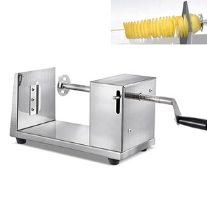 <span class=keywords><strong>Machine</strong></span> commerciale de fabrication de tour de pommes de terre, coupeur de saucisses en spirale, <span class=keywords><strong>machine</strong></span> de découpe d'igname chinois - Product Image 2