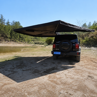 Auvent latéral de voiture double couche quatre saisons 270° en Oxford 420D imperméable, autoportant pour SUV, tente à ouverture rapide en forme d'éventail