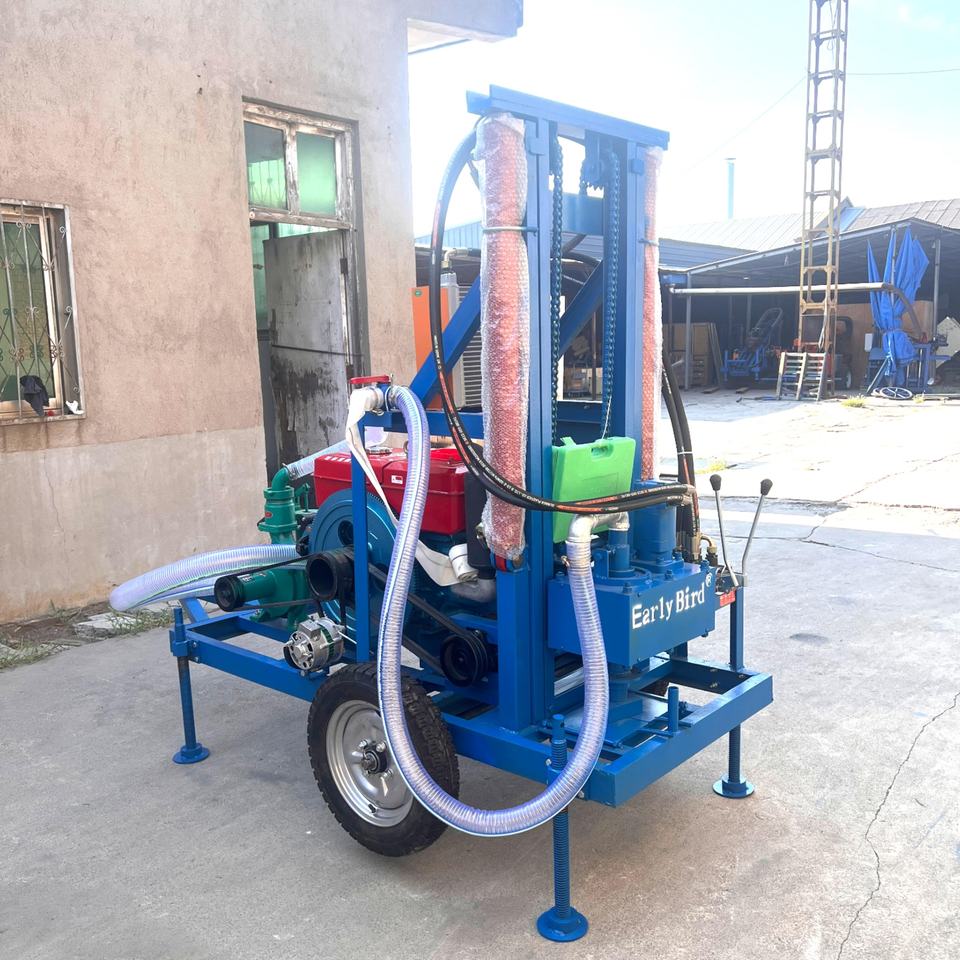 Diesel Crawler Rotary Drill Rig for Water Well Portable 100m/150m/200m ...