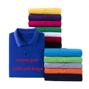 Polos Personalizados al por Mayor de Alta Calidad, Transpirables, Casuales, 100% Algodón, Negros, Lisos, con Logotipo - Product Image 1