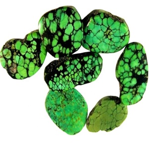 Ngọc Lam Slice Hạt Trang Sức Số Lượng Lớn Freeform Flat Slab Lớn Nugget Đá Quý - Product Image 3