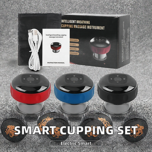 Ensemble de ventouses électriques intelligentes pour thérapie corporelle complète, anti-arthrite, sûr et pratique, en plastique, certifié CE, ventouses de classe I, garantie 1 an - Product Image 2