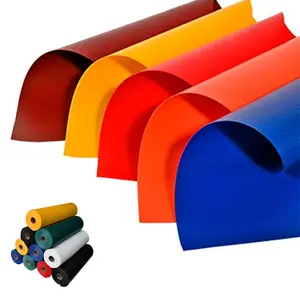 맞춤형 색상 풍선 성 타포린 곰팡이 증거 PVC 코팅 폴리 에스테르 장난 꾸러기 성 창고를위한 풍선 직물