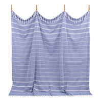 Luxury Striped Printed Disposable Lightweight Turkish Square Beach Towel Blanket Extra Large Cotton Throw Quick Dry Sand Free