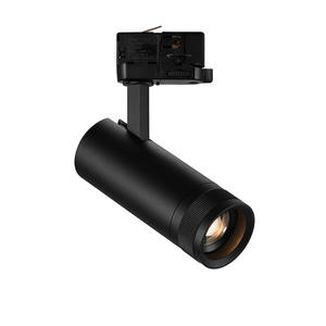 현대 30W COB LED 트랙 스포트라이트 4000K 눈부심 방지 줌 아트 갤러리 표면 장착 3 상 4 선 트랙 조명 220V PC - Product Image 2