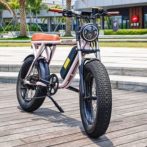 Venta caliente Super Electric Bike 73 20 "x 4,0 Rueda Bicicleta Electrica 48V 500W 750W Motor EBike 14.4Ah Batería Fat Tire Ebike - Product Image 6