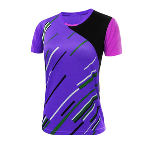 Camisetas Casuales Sublimadas de Lona 100% Poliéster, Última Llegada 2023, Servicio OEM para Mujer, Tallas Grandes, Corte Corto, Logotipo Bordado - Product Image 1