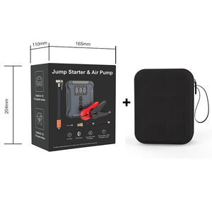2024 mới 16000mAh di động nhảy khởi động máy bơm không khí máy nén công suất cao 12V 3000A ngân hàng điện xe hơi xe máy lốp Lạm Phát LED - Product Image 5