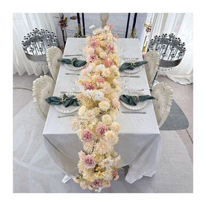Centro de Mesa para Boda MY06, Rosas Champán, Arreglos Florales para Boda, Decoración, Bola de Flores, Camino de Mesa - Product Image 2