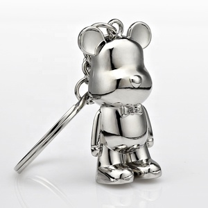 2022 mới nhất dễ thương Gấu Keychain bán buôn 3D chất lỏng bạo lực gấu Keychain hợp kim và vật liệu kẽm cho các phím và quà lưu niệm - Product Image 4