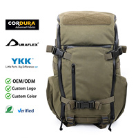 Sac à dos de chasse en plein air avec panneau de transport pour casque, sangles MOLLE et ceinture ergonomique