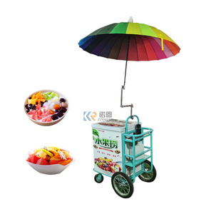 Congélateur mobile extérieur 2025, chariot à glace roulant, glacière électrique, chariot à glace réfrigéré pour la livraison de nourriture - Product Image 3