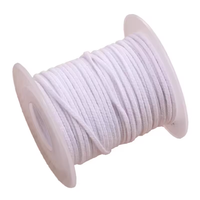 1 Rouleau de 60m de Mèche de Bougie en Coton Tressé pour Fabrication de Bougies, Accessoire Parfumé, Vente en Gros, Mèche Naturelle Sans Fumée