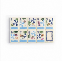 Ensemble de tuiles de Mahjong de luxe sur mesure Heritage 160, 4 couches, en acrylique gravé, style côtier américain, pour jeu de 4 joueurs