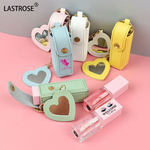 <b>Mini</b> Cute Color Changing Waterproof LipOil With Keychain <b>Bag</b> <b>Mini</b> Lip Stick With PU <b>Bags</b> Private Label Lip Gloss <b>Bag</b> - Product Image 6