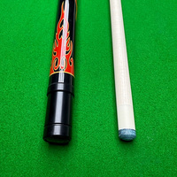 KANGXI KX-LY BLEU CARDAMOME Rouge Joint central Bâton de queue de billard 147cm 19oz Queues de carambole 12mm Taille de la pointe en acier inoxydable Décalcomanie en bois d'érable