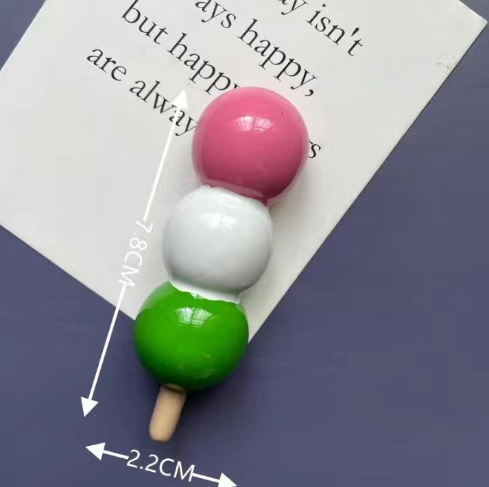 Bolas de azúcar tricolor