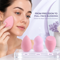 Esponja de Maquillaje Cosmética sin Látex con Logotipo Personalizado, en Oferta, para Programas de Regalos Promocionales