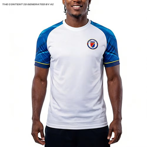 Camiseta de Fútbol de Haití 2026WC para Hombre, con Cuello, de Alta Calidad, Malla Transpirable, Esencial, ATEAS, Camiseta de Fútbol de Haití de Manga Corta - Product Image 4