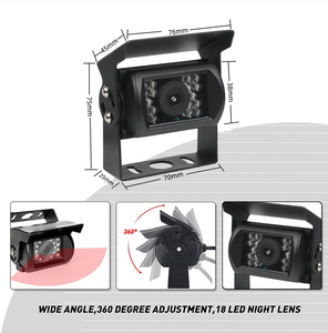 Nhà máy cung cấp OEM ODM 1080P IPC mạng HD ghi âm giám sát xe buýt xe tải an ninh kim loại bên phía sau xem máy ảnh - Product Image 3