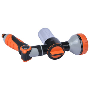 Huabangshi Manual Sprayer 10 Function Trigger Gun 1/2 Inch For Home Gardening Car Washing <b>Floor</b> <b>Cleaning</b> - Product Image 2