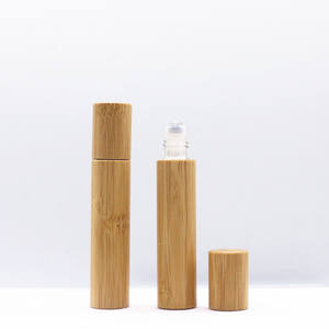 Botella de <span class=keywords><strong>Perfume</strong></span> de Bambú de 5ml 10ml en Oferta, Botella de Aceite Esencial de Vidrio para Cosméticos, <span class=keywords><strong>Precio</strong></span> de Fábrica Personalizado - Product Image 3