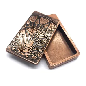 Magnetic Refill Custom Metal Solid Perfume Case