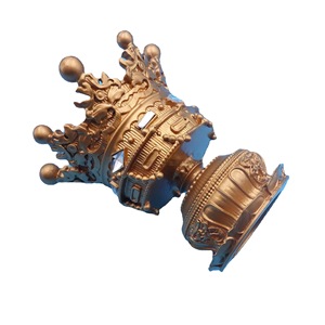 <b>Gold</b> Plated Metal <b>Pen</b> Holder Round Alloy Craft Gift For Business Use - Product Image 5