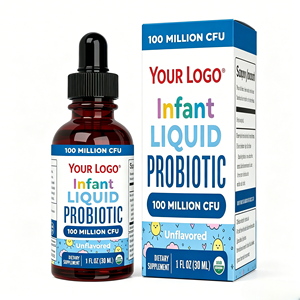 Gotas de Aceite Probiótico Personalizadas OEM para Bebés, Salud Intestinal, Soporte para el Estreñimiento y la Diarrea, Gotas Líquidas Probióticas para Niños - Product Image 1